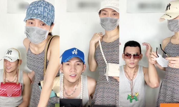 Lý Bình trở thành sào treo đồ cho Phương Trinh Jolie bán hàng-4