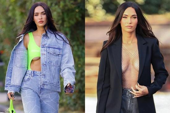 'Quả bom gợi cảm' Megan Fox lộ vòng 1 bẹp dí, xập xệ