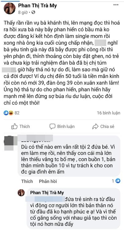 Trà My Thương Nhớ Ở Ai rước họa vì mắng Khánh Thi bẫy Phan Hiển-2