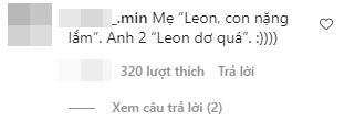 Leon nhà Hà Hồ dở cười dở khóc: Mẹ chê nặng, anh trai chê dơ-4