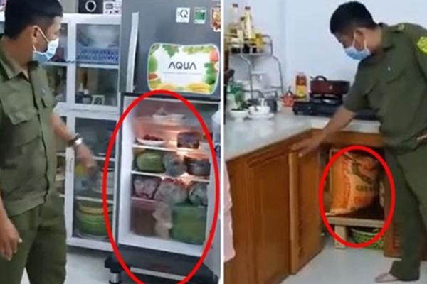 Nhà chất cả chục bao gạo, thùng mì, bà thím vẫn gọi xin cứu trợ-4