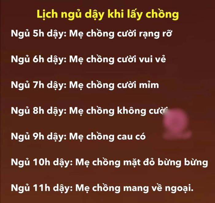 Nàng dâu kể lịch ngủ sau khi lấy chồng, hội chị em phát ớn-2