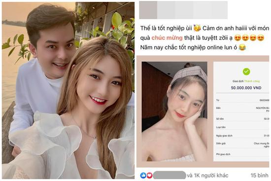 Gái xinh tốt nghiệp đại học, anh trai 'ting ting' luôn 50 triệu làm quà