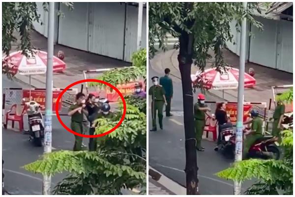 Ngõ bị phong tỏa, thanh niên đẩy cụ ông trực chốt, nhảy rào ra ngoài-2