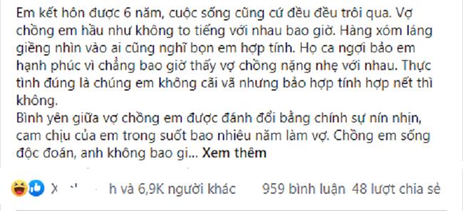 6 năm được tiếng vợ đảm, vợ bỗng nhiên ly hôn trong tích tắc-1