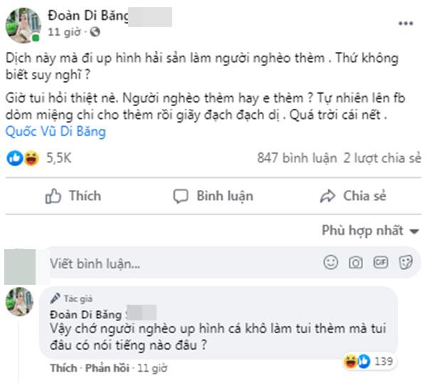 Đoàn Di Băng khoe mâm cơm nhà giàu, ai ngờ bị mắng gắt-6