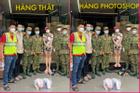 Việt Hương 'quạo' vì bị photoshop ảnh từ thiện bên dàn quân nhân