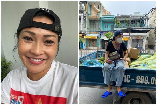 Phương Thanh lộ mặt hốc hác, da thâm xì như bị đánh