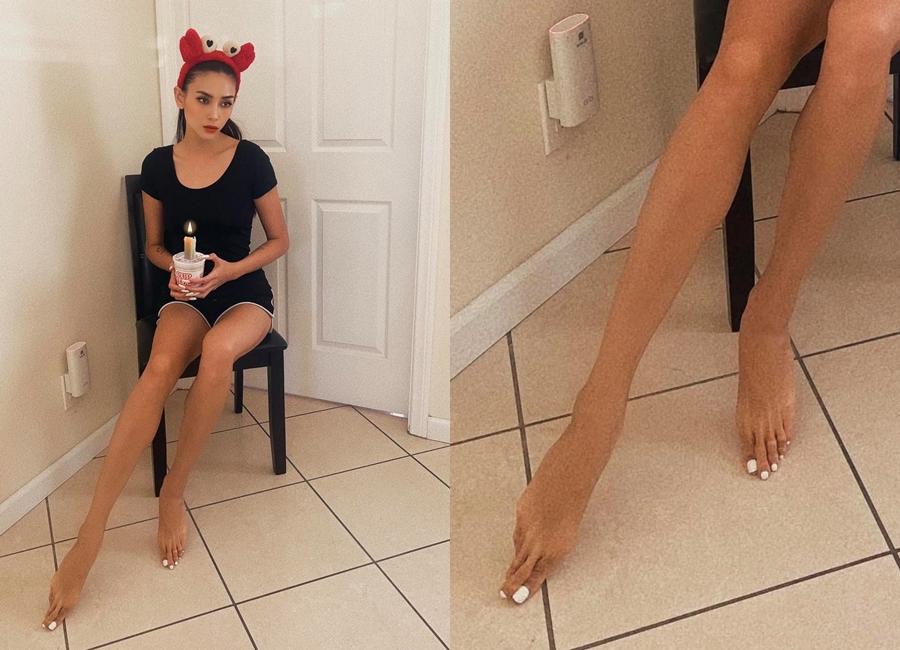 Võ Hoàng Yến lộ ngón chân dài như ngón tay người khác-2