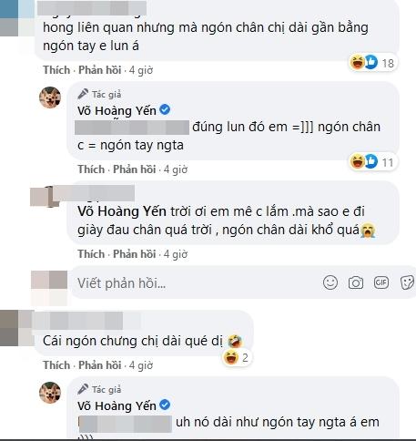 Võ Hoàng Yến lộ ngón chân dài như ngón tay người khác-6