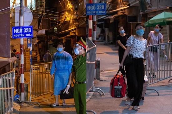 Bắt đầu di dân ra khỏi ổ dịch nóng nhất Hà Nội