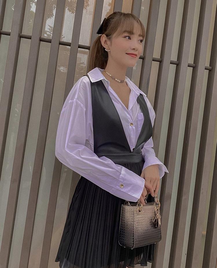 Học cách mix&match sơ mi đẹp xuất sắc của Minh Hằng, Hà Hồ-2