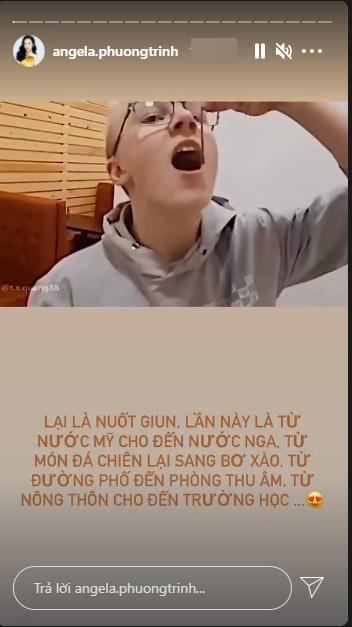 Angela Phương Trinh tiếp tục chia sẻ clip nuốt giun đất kinh dị-3