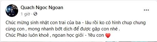 Lê Phương vui vẻ, Quách Ngọc Ngoan buồn bã ngày sinh nhật con-4