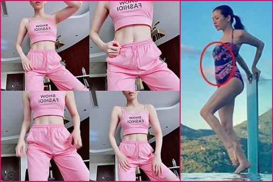 Lệ Quyên khoe múi bụng căng đét ở tuổi 40