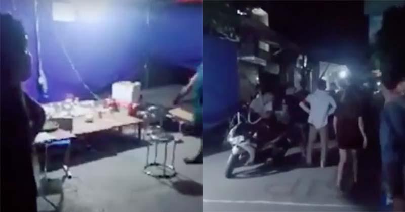 Chính quyền lên tiếng về clip tụ tập ăn nhậu ngay chốt kiểm soát-1