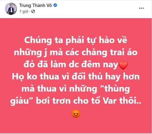 Thành Trung bị chỉ trích vì cổ vũ dân mạng tấn công trọng tài-4