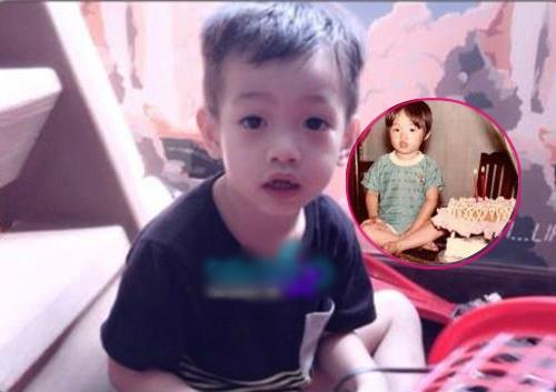 Subeo thừa hưởng từ gương mặt, đặc biệt là hàm răng cũng giống cha y đúc.