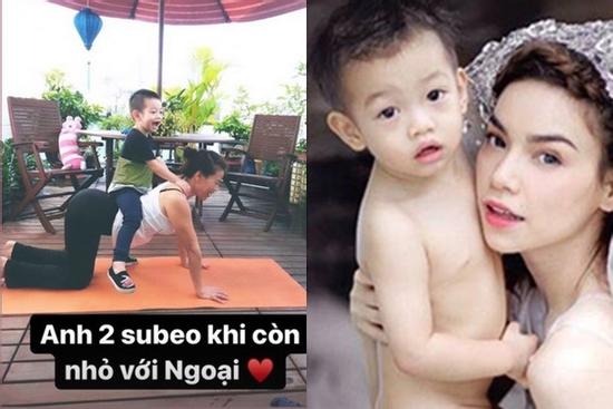 Subeo gây sốt với khoảnh khắc tập yoga cùng bà ngoại