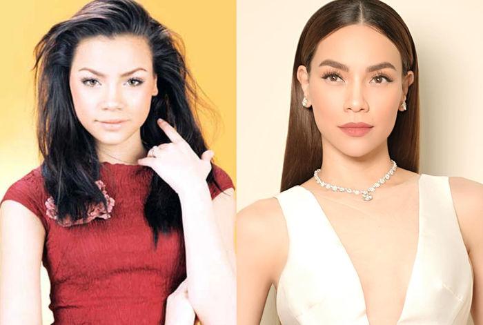 Hồ Ngọc Hà sở hữu một gương mặt không hề nhỏ. Với hàng lông mày mảnh như ngày xưa, nữ ca sĩ không thể có vẻ ngoài quyến rũ như thời điểm hiện tại.