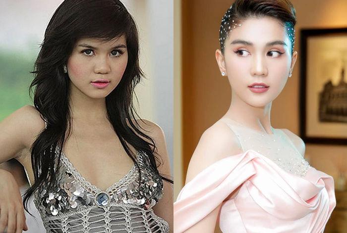 Ngọc Trinh thật sáng suốt khi chia tay cặp chân mày vừa thẳng vừa đậm. Dáng lông mày cong đều cộng hưởng với đôi mắt to tròn giúp "nữ hoàng nội y" hack tuổi đáng kể.