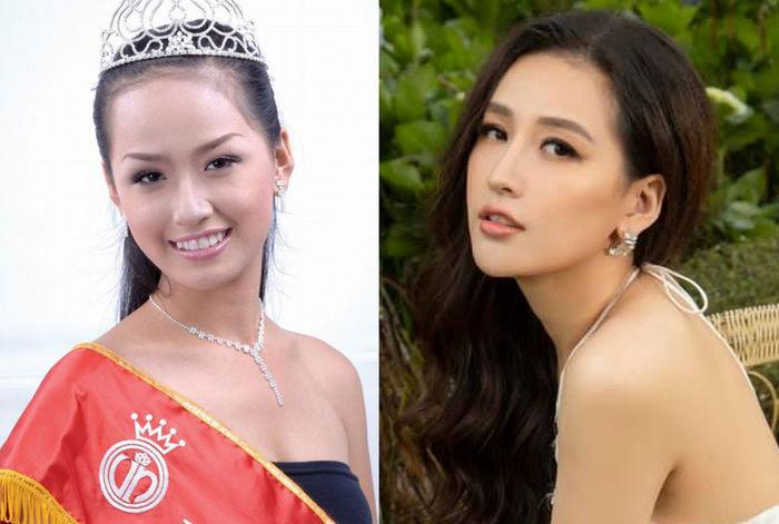 Mai Phương Thúy thì khá lận đận về đường lông mày. Sau khi phun xăm đến vài lần, Hoa hậu Việt Nam 2006 mới tìm được "chân ái".