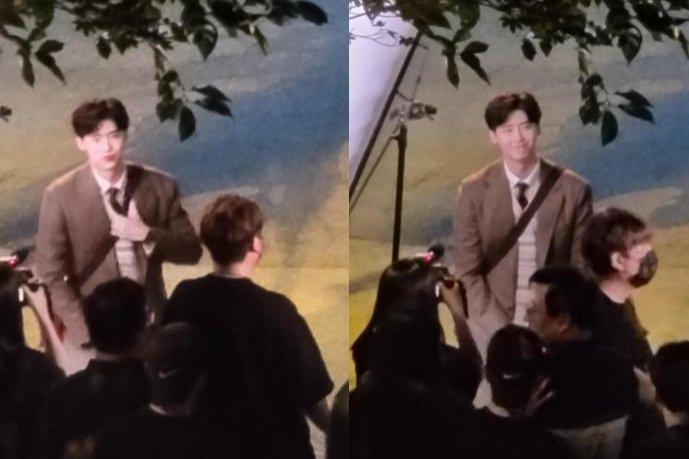 Lee Jong Suk bảnh bao trên phim trường Big Mouth