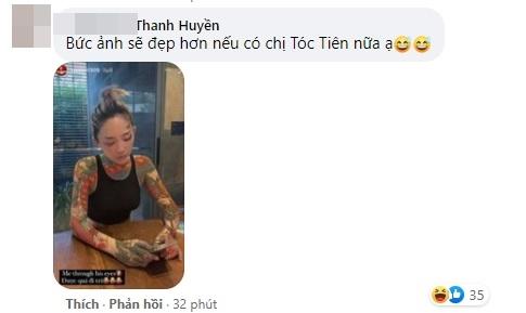 Phản ứng của Tóc Tiên và hotgirl Trâm Anh khi chồng hôn trai trẻ