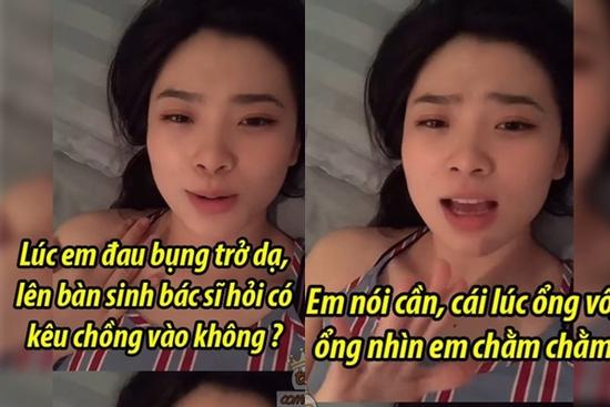 Phản ứng bất ngờ của chồng lúc vợ nằm trên bàn đẻ gây bão MXH