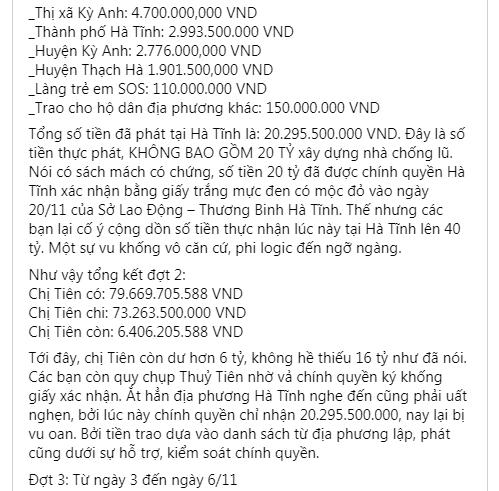Chồng Thủy Tiên làm rõ tin đồn nhận 320 tỷ, nuốt 42 tỷ-7