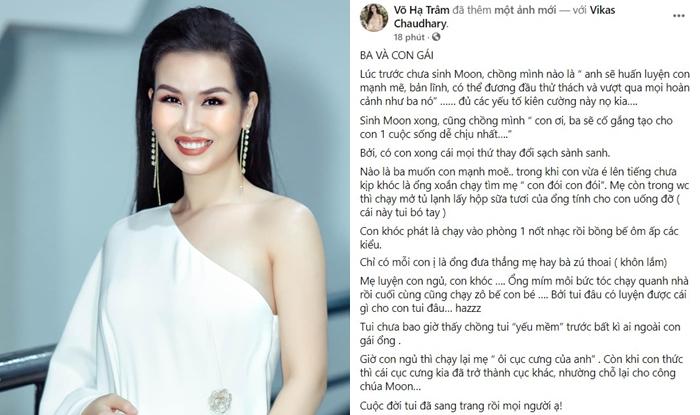 Chồng Ấn Độ của Võ Hạ Trâm thay đổi sau khi có con-2