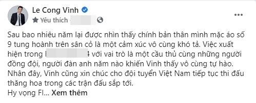 Động thái Công Vinh sau status bác tin nhận 320 tỷ, nuốt 42 tỷ-3
