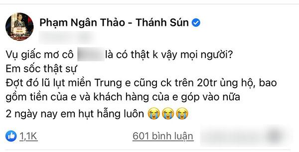 Thánh sún Ngân Thảo bị mắng khi đòi Thủy Tiên sao kê từ thiện-1