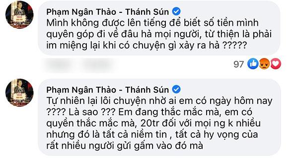 Thánh sún Ngân Thảo bị mắng khi đòi Thủy Tiên sao kê từ thiện-4