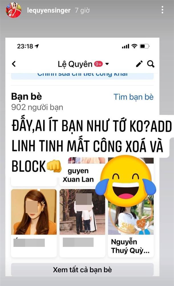 Giật mình status giam bạn vào lãnh cung của Lệ Quyên nửa đêm-2
