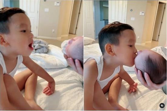 Phạm Hương công khai dung mạo nhóc tỳ mới sinh