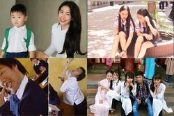 Sao Việt khai giảng: 'Trùm cuối' Hòa Minzy nhìn như chị của con trai