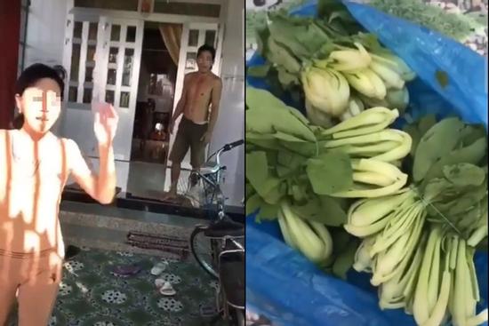 Được cứu trợ rau xanh, cặp vợ chồng thẳng tay ném: 'Như gà bới'