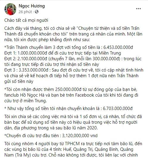 Mẹ Hồ Ngọc Hà làm rõ số tiền 6,4 tỷ nhận từ Trấn Thành-4