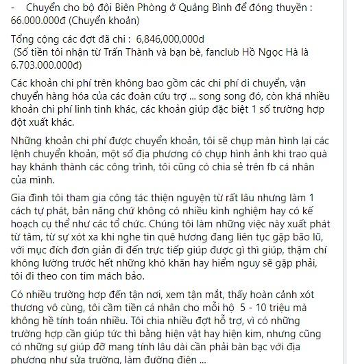 Mẹ Hồ Ngọc Hà làm rõ số tiền 6,4 tỷ nhận từ Trấn Thành-8