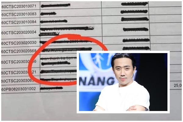 Trấn Thành chuyển khoản trăm triệu mua nước hoa trong sao kê
