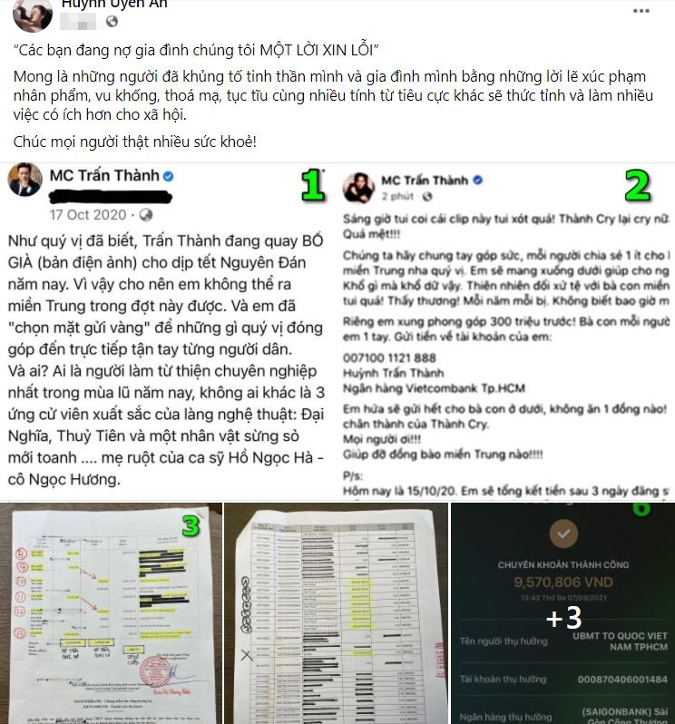 Em gái út Trấn Thành bị khủng bố vì 1000 trang sao kê-1