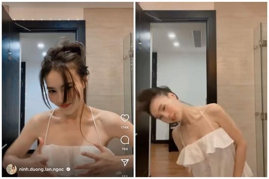 Lan Ngọc gây choáng vì thân hình như 'xác sống' phim kinh dị