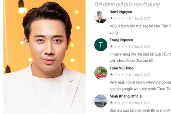 Trấn Thành công bố 1.000 trang sao kê, app Vietcombank nhận bão 1 sao