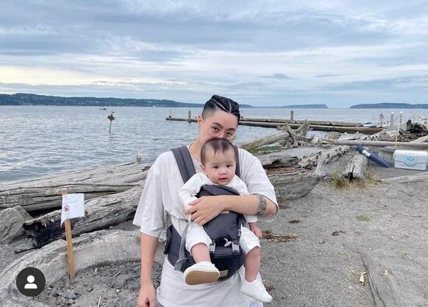 An Nguy lộ diện sau 6 tháng sinh con cho người yêu đồng giới-3