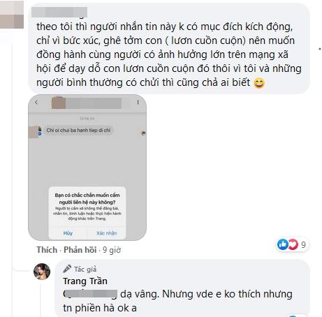 Trang Trần đuổi cổ kẻ kích động cô chửi nữ đại gia-3
