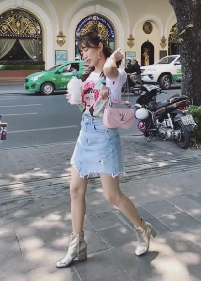 Diệu Nhi nam tính hóa cách mix&match gam màu hồng-9