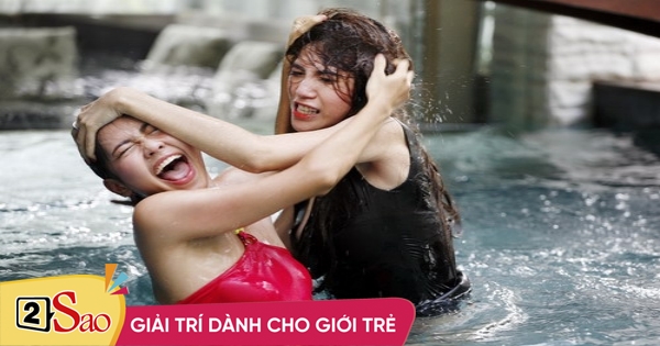 Thủy Tiên và dàn sao đóng cảnh đánh ghen trên phim Việt