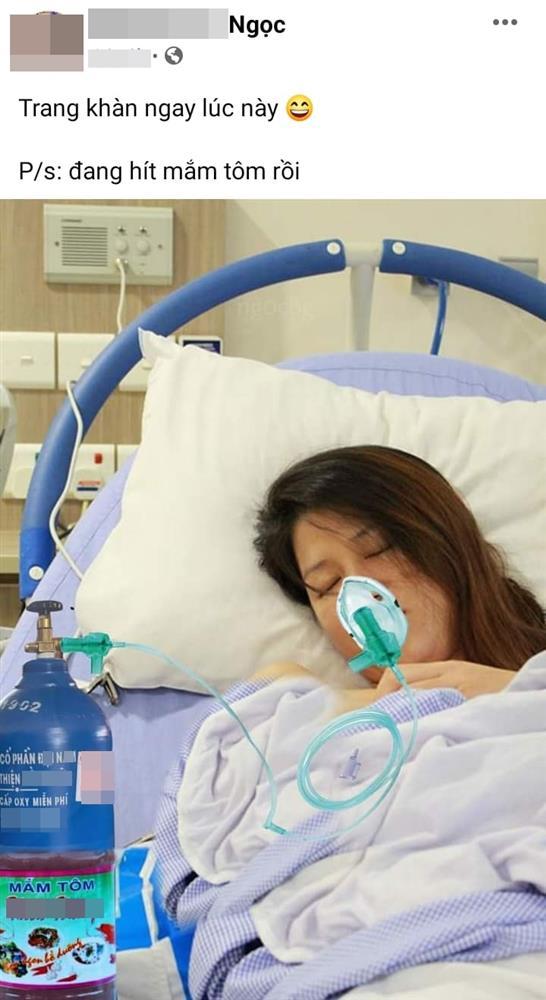 Trang Trần bị chế ảnh hít mắm tôm khi thông báo mắc Covid-1