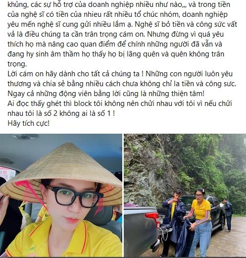 Trang Trần phản pháo phát ngôn từ thiện của Hồng Tú?-3